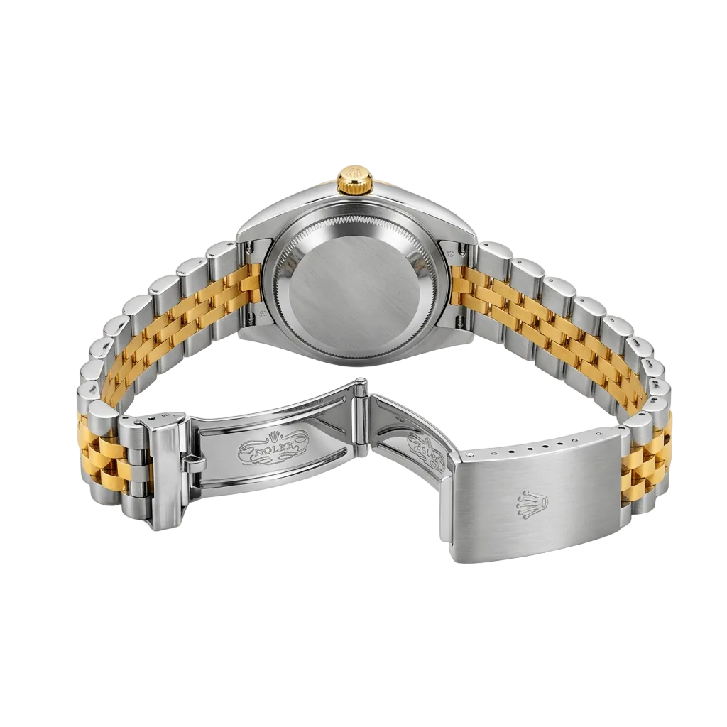 Rolex Two-Tone Watch with Champagne Dial & Date